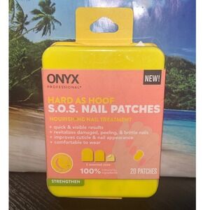 Onyx Professional Hard As Hoof SOS Nail Patches 20ct Overnight Treatment New